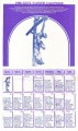 Lent Easter Calendar 1986